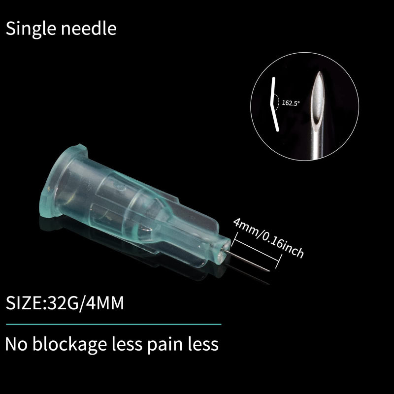 Knixxo 100 PCS 32 Gague 4mm Lab Accessories,Individually Sealed Supplies 32G-0.157 Inch/4mm