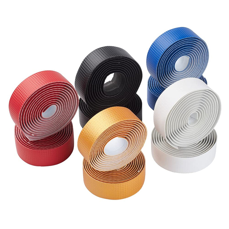 XhuangTech EVA Road Bike Handlebar Tapes, Bicycle Bar Tape, Cycling Handle Wraps (Gold) Gold