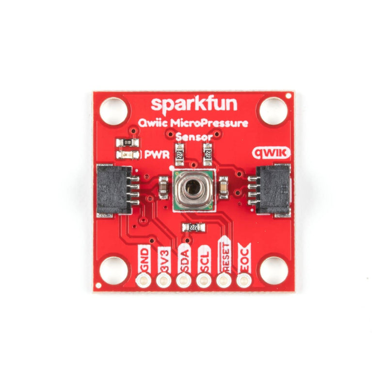 SparkFun Qwiic MicroPressure Sensor - Miniature Breakout - 25psi piezoresistive Silicon Pressure Sensor - Calibrated & Compensated Pressure Sensing Range of 1-25psi - Ultra Low-Power