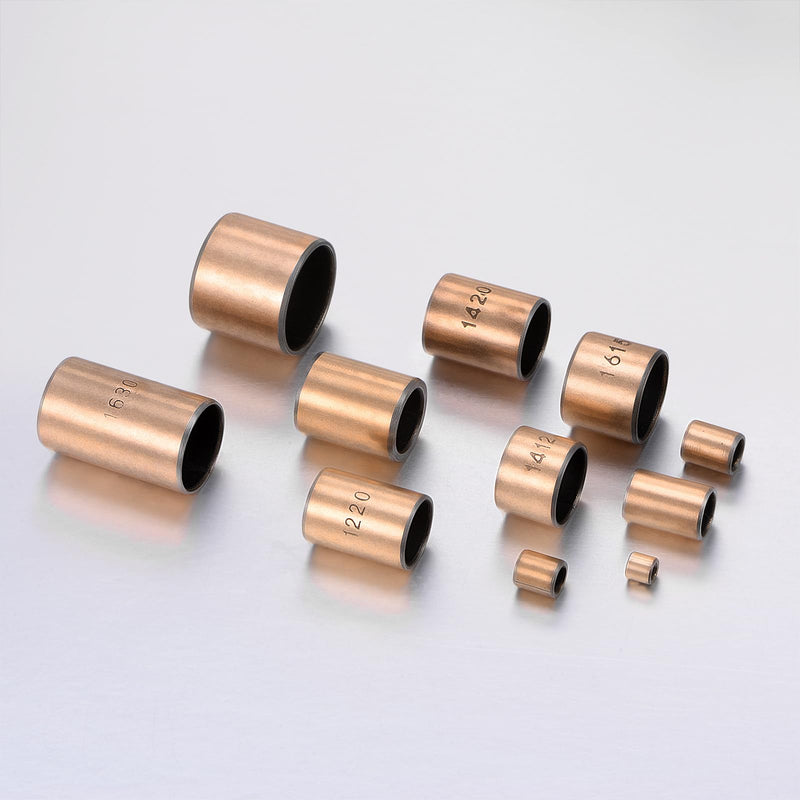 [Australia - AusPower] - uxcell Sleeve Bearings 5mm Bore x 7mm OD x 8mm Length Plain Bearings Wrapped Oilless Bushings for Sliding Parts of Machinery, 10pcs 10 