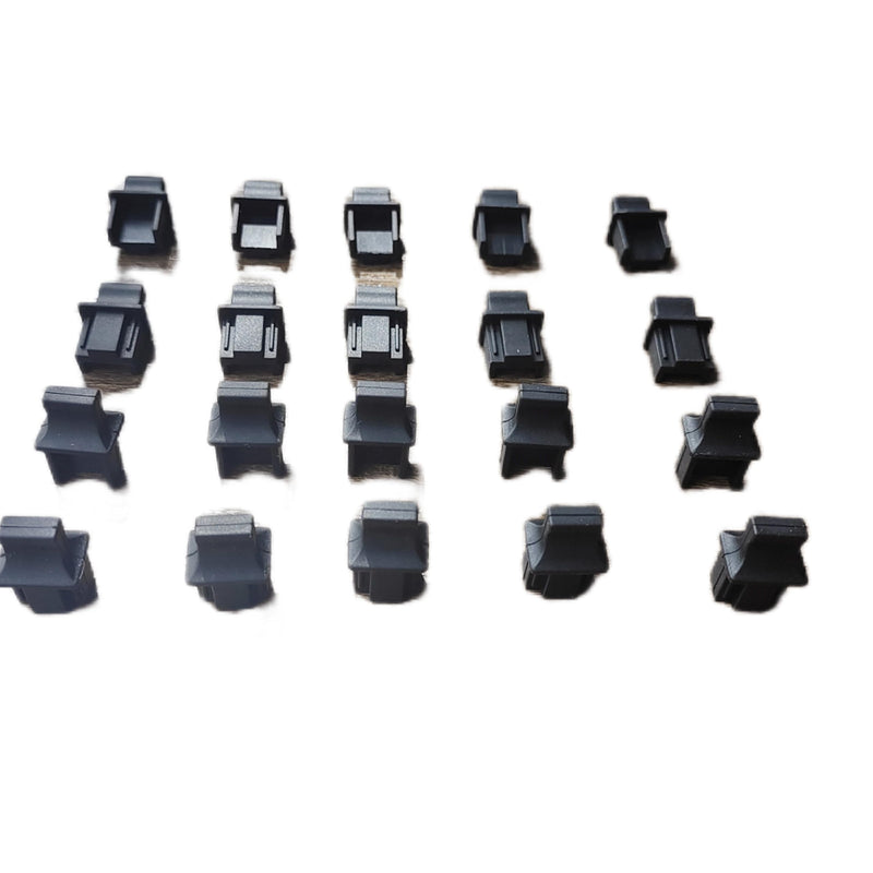[Australia - AusPower] - 50Pcs Ethernet Dust Cover, Anti-Dust Cap for RJ45 Port, Dust Cap, RJ45 Dust Plugs - (Ethernet,LAN Port Protector/Blocker, Port Protector for Switch,Network Cards/Router,Media Converters) 50 