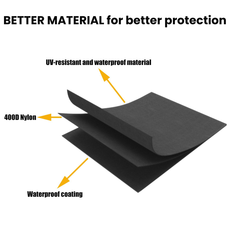Besudo Handlebar Cover Ebike Transport Protection - 2 Packs - Handlebar Protective Cover Handlebar Hood Handlebar Cover for Bicycle - Bicycle Cover for Rear Rack Handlebar Rain Protection