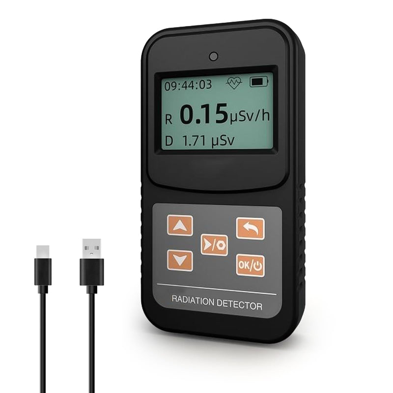 [Australia - AusPower] - Memows Geiger Counter Radioactivity Meter Nuclear Radiation Detector Portable Radioactivity Dosimeter Geiger Counter Nuclear Radiation Detector Geiger Counter Beta Gamma X-Ray with LCD Display 