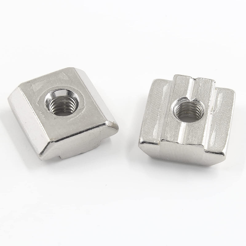 [Australia - AusPower] - 50 Pcs 3030 Series Sliding T Nuts Metric M5 Thread Slide in Hammer Head T-Nut, Sliding T-Nuts for Standard 8mm T-Slot Aluminum Extrusion Profile 30Series M5-50Pcs 