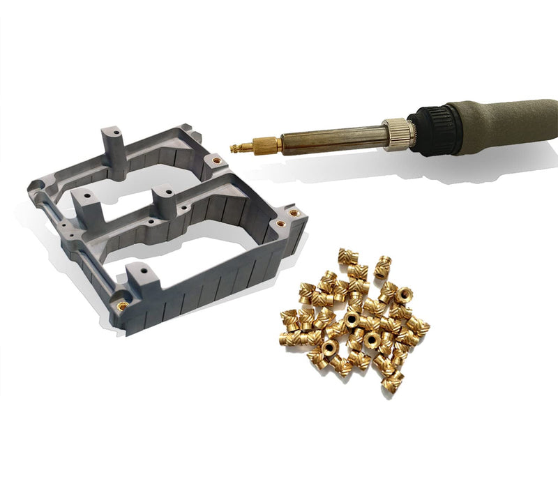 [Australia - AusPower] - Threaded Heat-Set Inserts Brass for Printed Plastic Parts M4 Short 50pcs M4S 50 