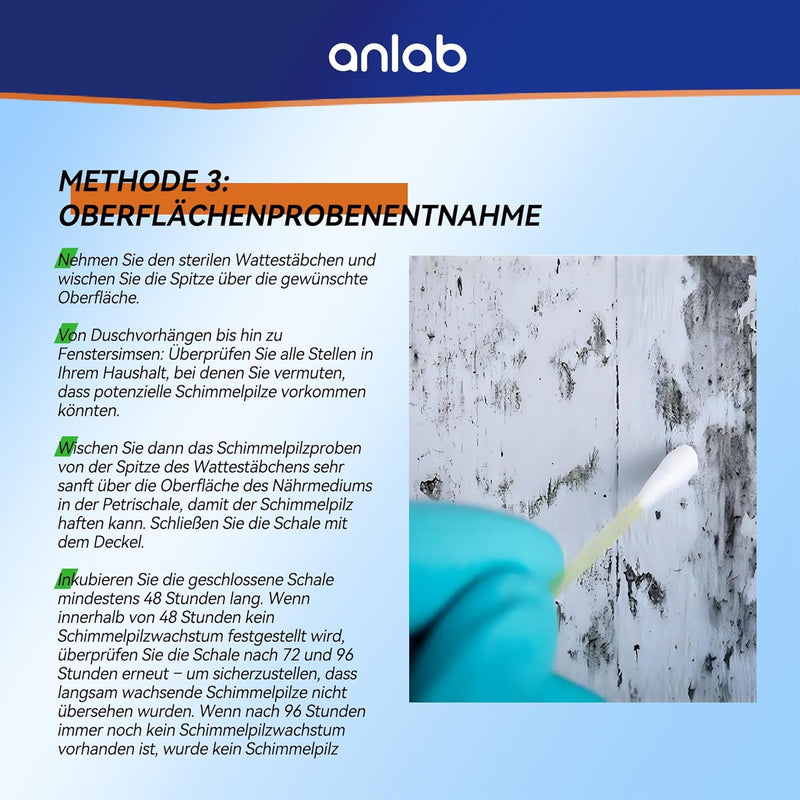 Comprehensive DIY Mold Test Kits for Home - Multiple Detection Tests for Surfaces, HVAC Systems, & Indoor Air Quality - Includes Detailed Mold - Fast, Reliable, & Safe for Both Indoor & Outdoor Use