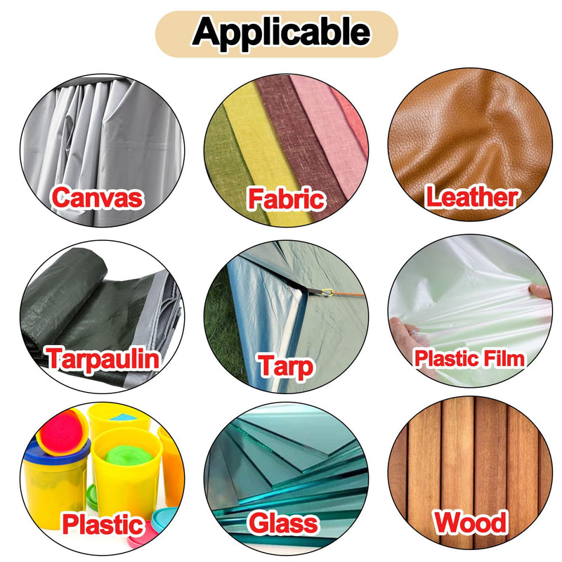 RV Awning Repair Tape, 5" x 39FT Heavy Duty Waterproof Fabric Repair Tape for Camper, Tent, Tarp & Boat Covers, UV Resistant Canvas Patch Tape for Outdoor Tear Repair