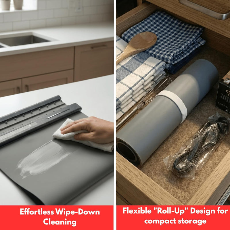 Portable Food Warmers,Electric Warming Tray Hot Tray Heating Mat Food Warmer Heating Pad Keep Foods Warming for Gatherings,Parties, Auto Shut-Off Gray