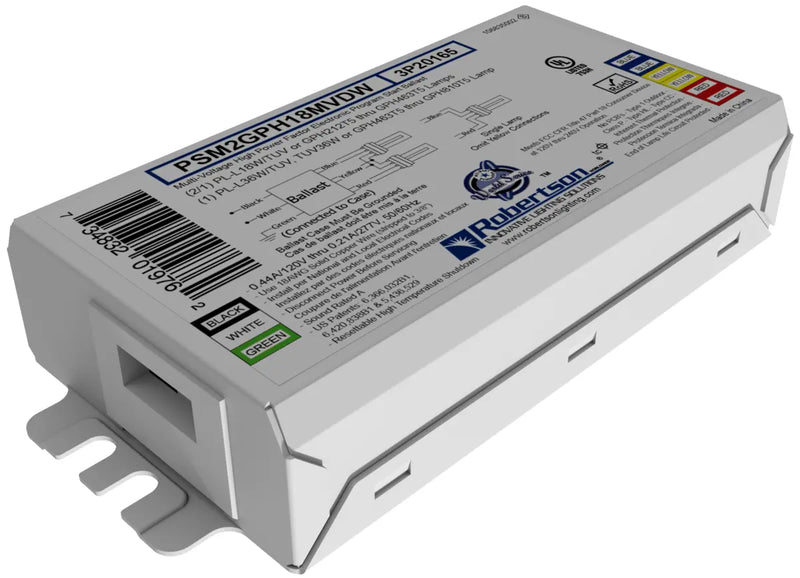 [Australia - AusPower] - Robertson PSM2GPH18MVDW Electronic Program Start Ballast (SPECIAL ORDER) 