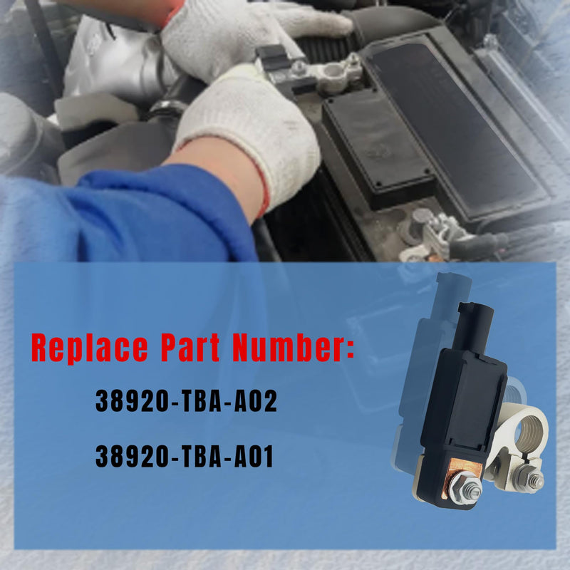 38920-TBA-A02 Battery Current Sensor, Battery Temperature Voltage Sensor Compatible with 016 2017 2018 2019 2020 2021 2022 Honda Civic & CR-V, Replaces# 38920-TBA-A01