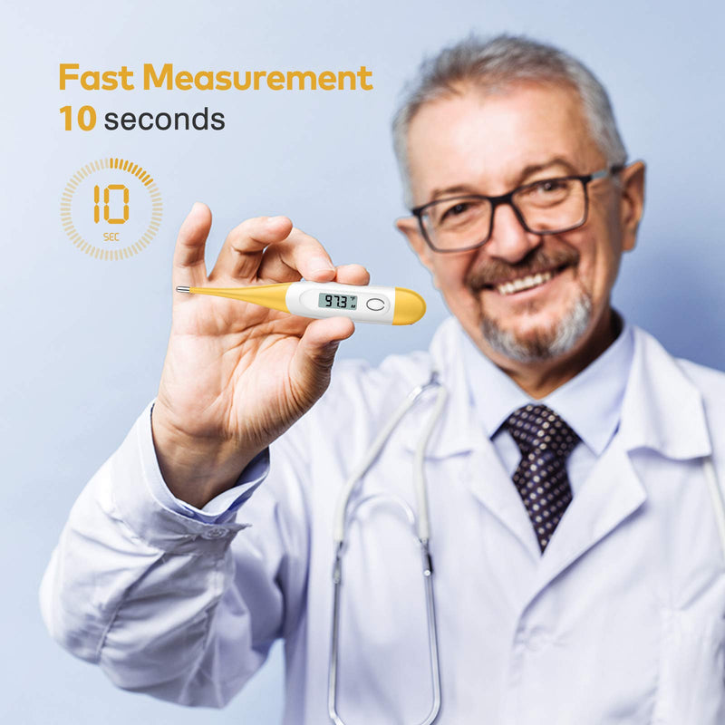 [Australia - AusPower] - Bundle of 10s Reading Digital Thermometer, Thermometer for Fever 
