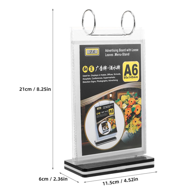 [Australia - AusPower] - VILLCASE Mailbox Restaurant Menu Stand Flip Menu Holder Menu Display Stand Menu Display Holder Desktop Display Stand Flip Sign Holder Poster Sign Holder Flip Menu Stand A4 Acrylic Pvc 