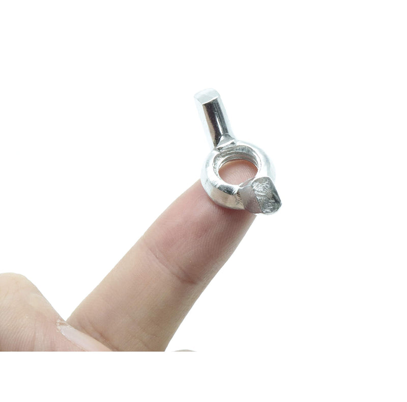 [Australia - AusPower] - binifiMux 20pcs 3/8-16 Wing Nuts, Zinc Plated Carbon Steel Butterfly Nuts 