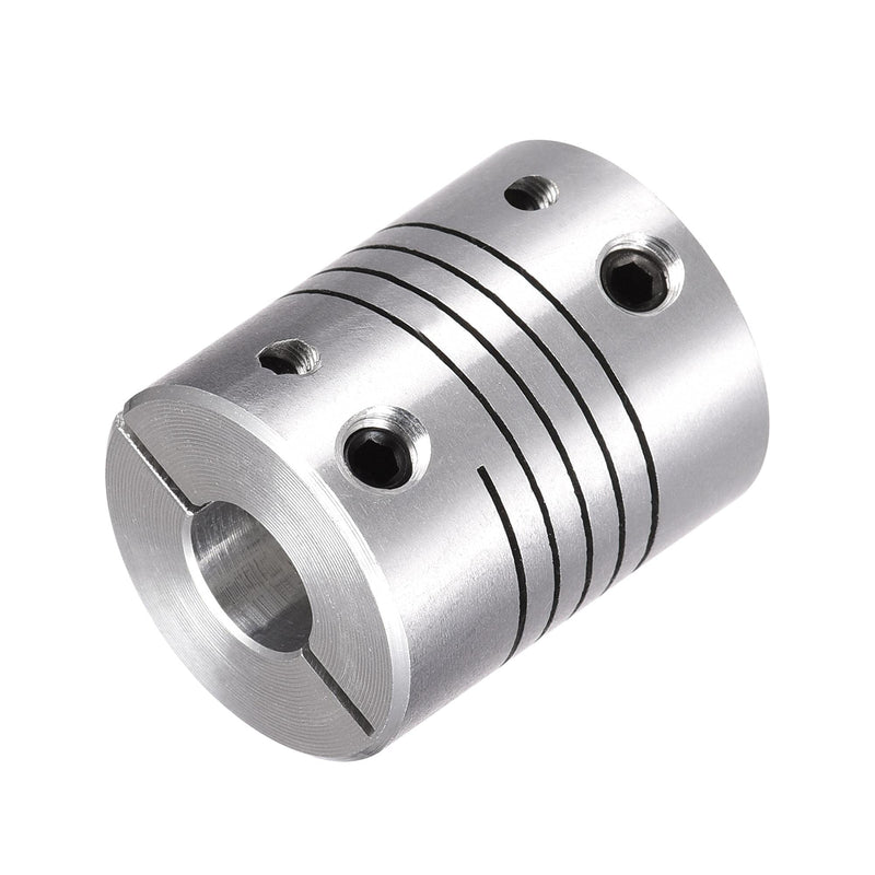 [Australia - AusPower] - uxcell 2PCS Motor Shaft 8mm to 8mm Helical Beam Coupler Coupling 20mm Dia 25mm Length 