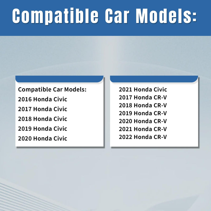 38920-TBA-A02 Battery Current Sensor, Battery Temperature Voltage Sensor Compatible with 016 2017 2018 2019 2020 2021 2022 Honda Civic & CR-V, Replaces# 38920-TBA-A01