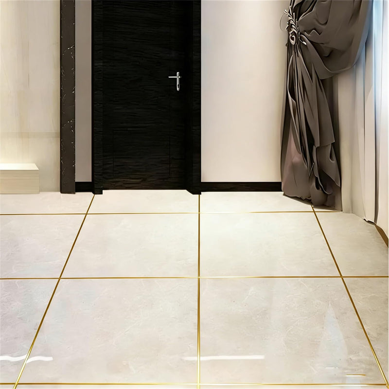 2026 New Ceramic Tile Gap Tape,Self-Adhesive Beautifying Tape (6 M/19.86 Ft), Waterproof Wall Sealing Tape, Caulk Strip Self-Adhesive Decorative for Bathtub Kitchen (Porcelain White) Porcelain White