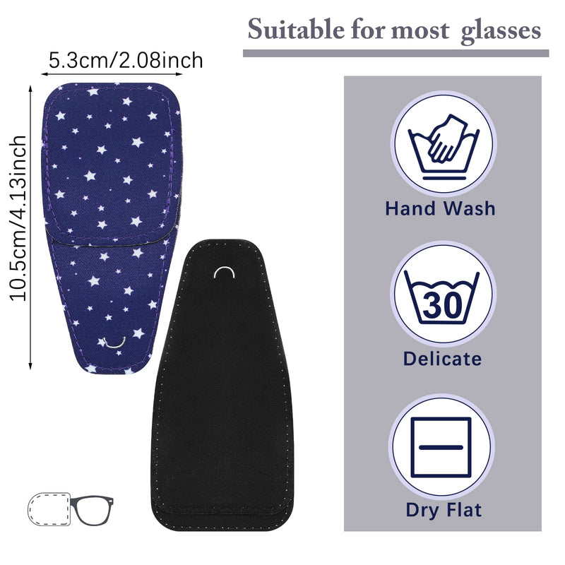 [Australia - AusPower] - Sosation 10 Pcs Eye Patches for Adult Left Right Eye, Eyepatch for Glasses, Mixed Styles Assorted Style 