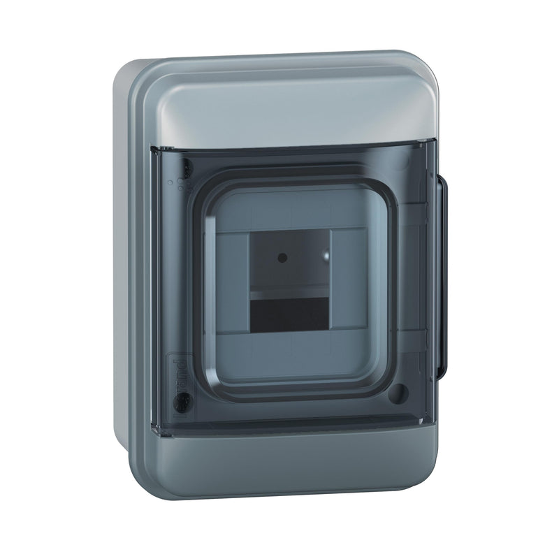 LEGRAND, Plexo S 601884 Wet Room Distributor, Surface-Mounted Distributor, Protection Class IP65-IK07, 1 Row, 4 Modules, Dimensions: 200 x 141 x 106 (H x W x D) with Neutral Conductor and Protective Conductor Terminal Strip, 601884