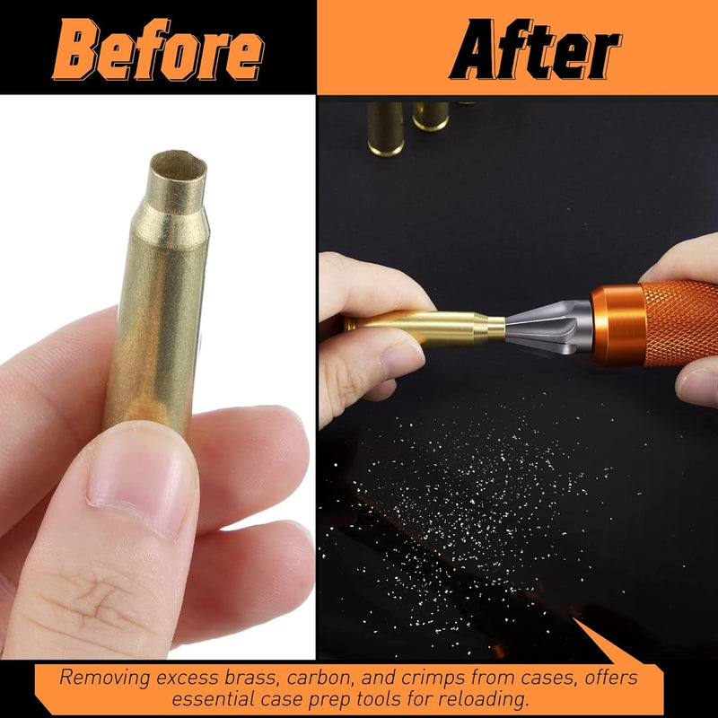 [Australia - AusPower] - Case Preparation Tool, Double Sided Design, Primer Crimps, Case Preparation Tools, High Hard Steel, Deburring, Hand Tools, Sharpness and Accurate 