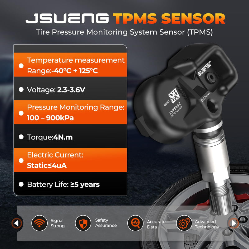 [Australia - AusPower] - 4-Pack Pre-programmed TPMS Sensor Tire Pressure Monitoring Sensor Compatible with Toyota Lexus, Camry Corolla, Avalon, RAV4, Prius, Tacoma, Tundra, C-HR, Venza, ES, GX, LC, LX, 315MHz 