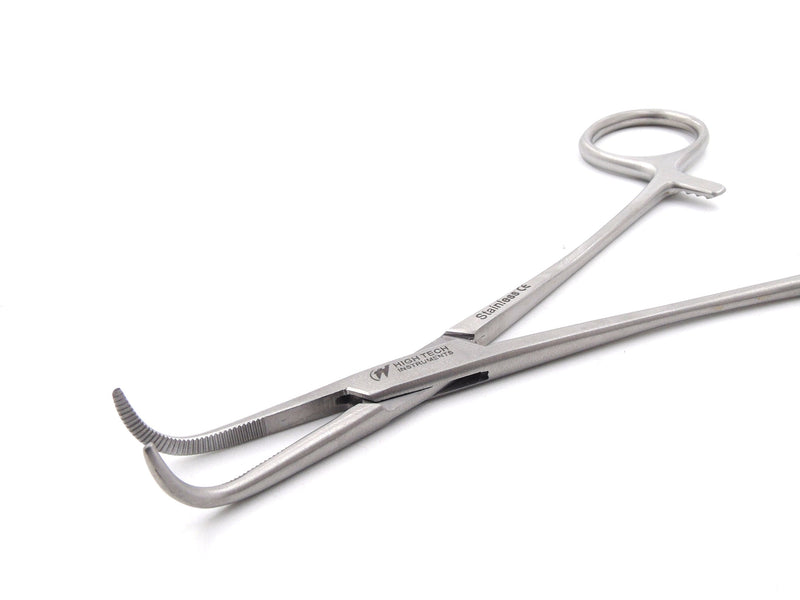 [Australia - AusPower] - STAINLESS STEEL RIGHT ANGLE MIXTER HEMOSTAT FORCEPS 6" FINE POINT (HTI BRAND) 