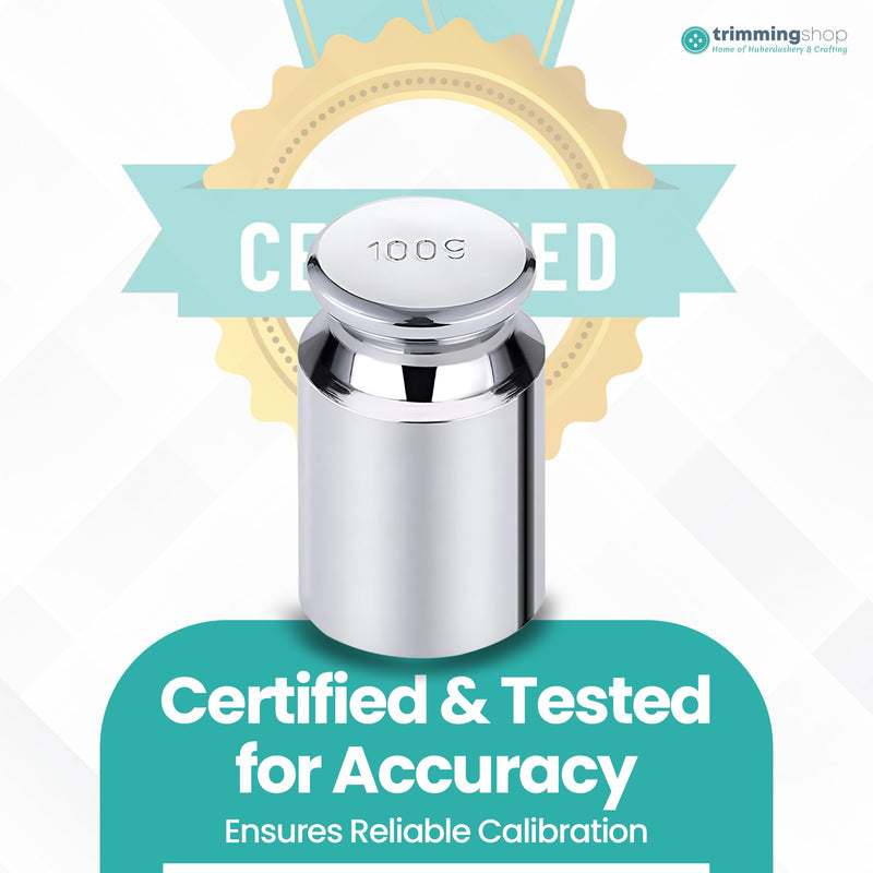 [Australia - AusPower] - Trimming Shop 100g Scale Weight for Precise Calibration for Checking the Accuracy of both Pocket and Digital Scale 