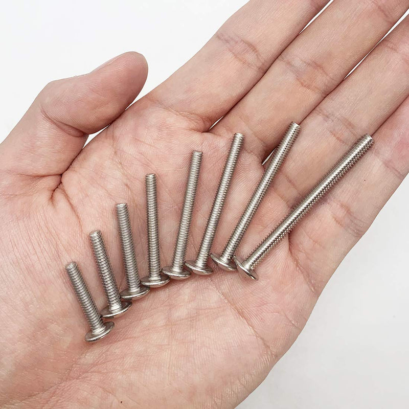 [Australia - AusPower] - 40-Pack Metric M4 x 30mm Machine Screws for Cabinet Drawer Knob Pull Handle, 304 Stainless Steel, Truss Head Bolts, Phillips Drive M4 x 30mm (40pcs) 