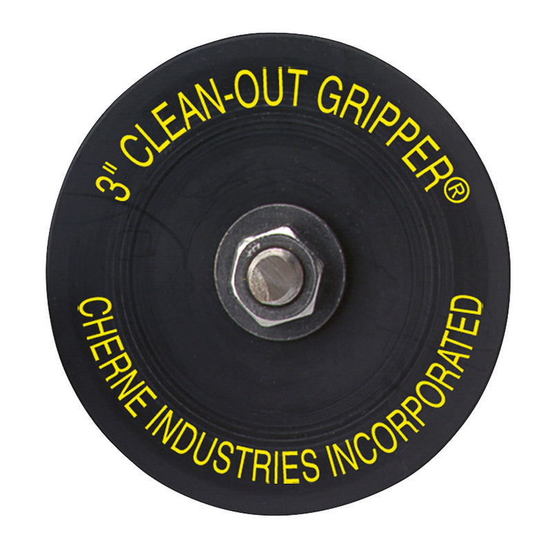 [Australia - AusPower] - Cherne 270178 Clean-Out Mechanical Gripper Plug, 3 in, Black, 1 Count 