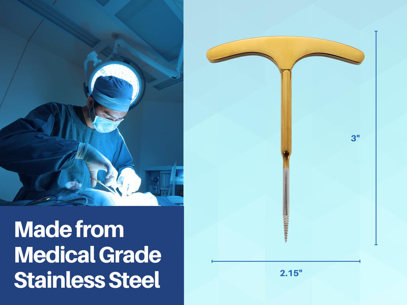 [Australia - AusPower] - Dental Root Extraction Screw Elevator Ergonomic Handle Artman Brand 