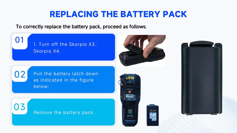 5200mAh Replacement Battery for Datalogic Skorpio X3 Skorpio X4,fits Part no BT-0016 94ACC0046 94ACC0048 BT-0015 Barcode Scanner Battery