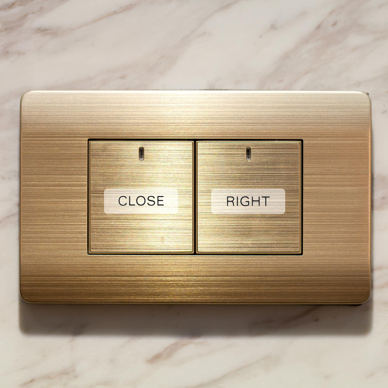 650 PCS Light Switch Labels Transparent Light Switch Stickers Identification Stickers Label for Home Kitchen Bathroom Office
