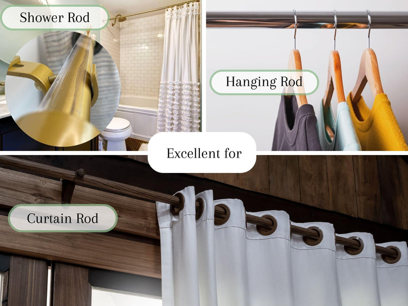 26 ft Clear Drapery Ring Slider Effortlessly Prevents Shower and Curtain Rings from Snagging, Ensuring a Smooth, Silent Slide. Curtain Rod Slider- Curtain Ring Slide (26 feet) 26 feet