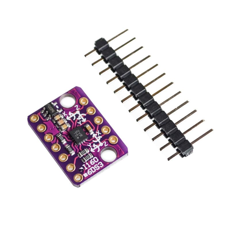 2pcs BMI160 6DOF 6-Axis Accelerometer Gyroscope Inertial Sensor