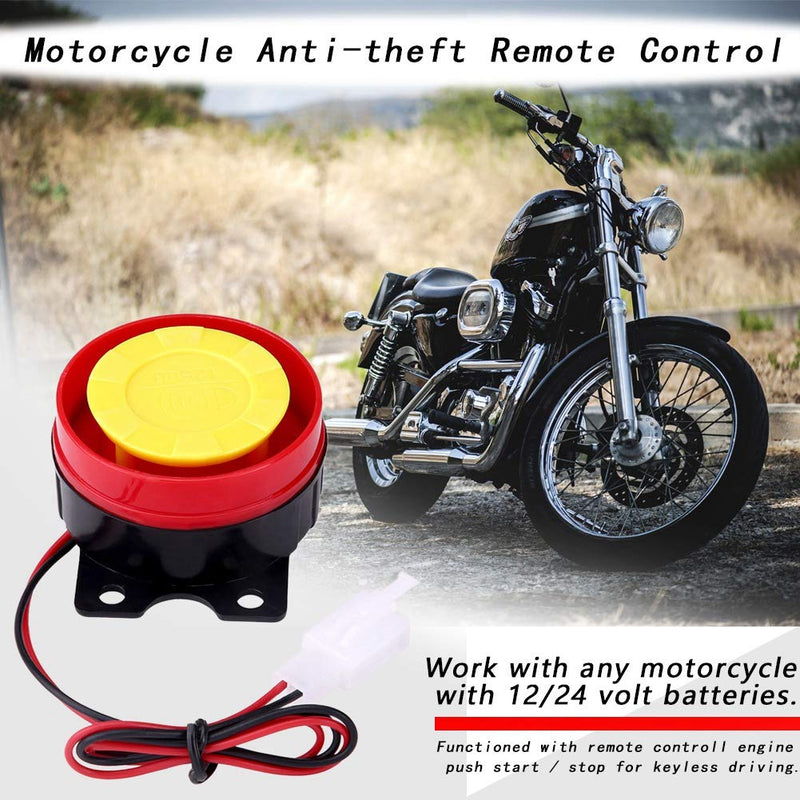 [Australia - AusPower] - 12V Universal Motorcycle Alarm System Remote Control Engine Start 125dB 