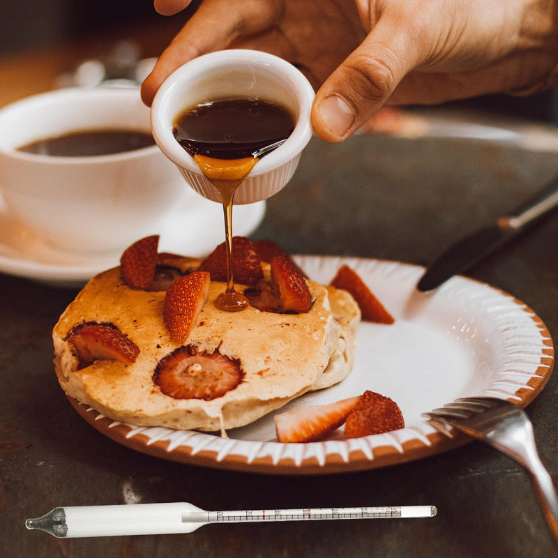 [Australia - AusPower] - Maple Syrup Hydrometer, Baume and Brix Scale, Maple Syrup Density Kit Syrup Hydrometer for Measure Sugar and Moisture Content (Density) of Boiled Sap Maple Syrup Hydrometer 