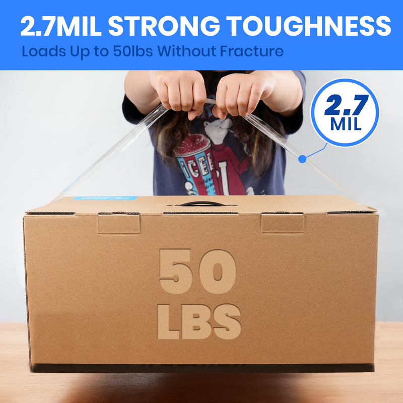 ADHES Packing Tape Shipping Tape Packaging Tape for Moving Boxes Heavy Duty Clear, 55M Per Roll 1.88 Inch Width,2.7Mil 1.88in x 60yd x 2.7mil 6