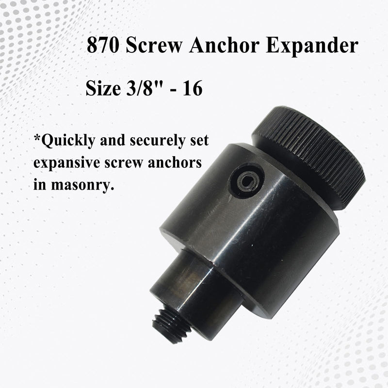 [Australia - AusPower] - 870 Screw Anchor Expander, 3/8"-16, Fits Anchor 84305 Power Drill Part, Use for Caulking Anchor 