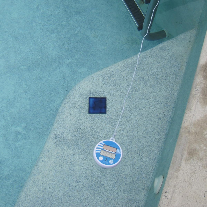[Australia - AusPower] - Pool Thermometer Floating Easy Read - Digital Thermometer Wireless Water Temperature Gauge - Solar Water Temp Gauge for Hot Tub, Pond, Lake - Inground or Above Ground Swimming Pool Accessories 