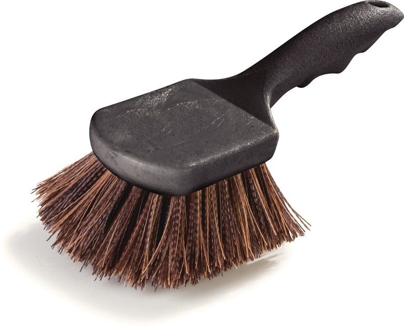 [Australia - AusPower] - SPARTA 3650500 Plastic Scrub Brush, Cleaning Brush, Utility Brush With Polypropylene Bristles For Cleaning, 8 Inches, Black 