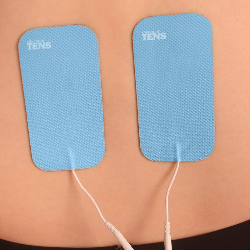 [Australia - AusPower] - TENS Wired Electrodes Compatible with HealthMateForever, 8-2 inch x 4 inch Premium HealthMate Compatible Replacement Pads for TENS Units, Discount TENS Brand (2 inch x 4 inch 8 Pack) 