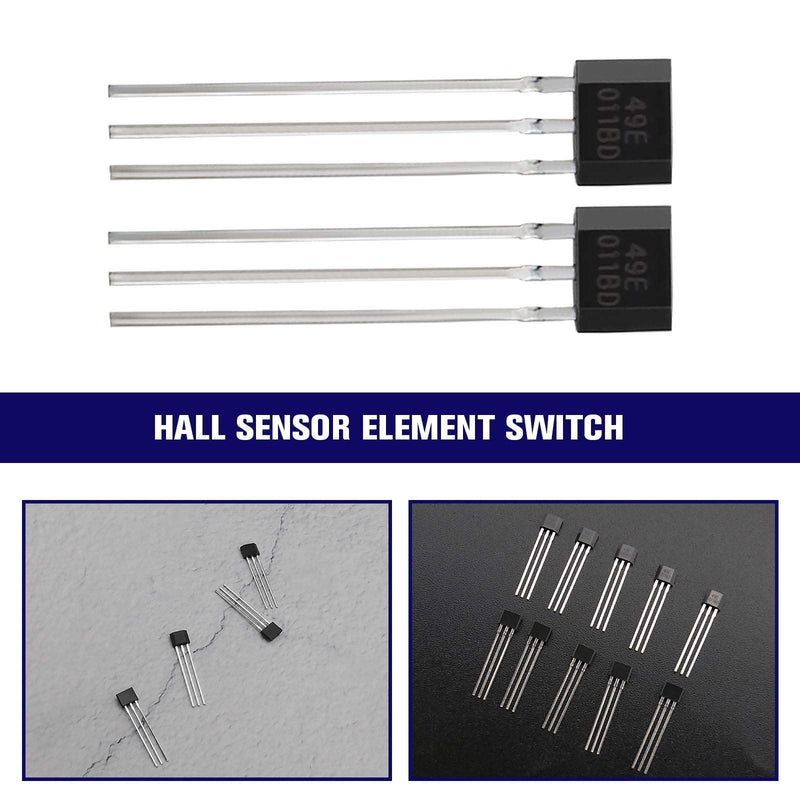 [Australia - AusPower] - OTOTEC 10 x 49E OH49E S49E SS49E TO-92 Linearer Halleneffekt-Sensoren Magnetdetektor 3 Pins empfindlicher Schalter Sensor für Elektrofahrzeuge Motorreparaturanwendungen 