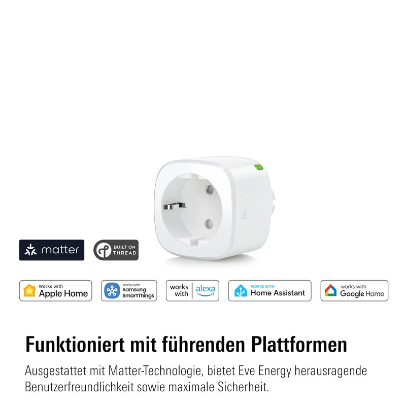 Eve Energy (Matter) - Smart Socket with Consumption Measurement Eve Energy (Matter) Single