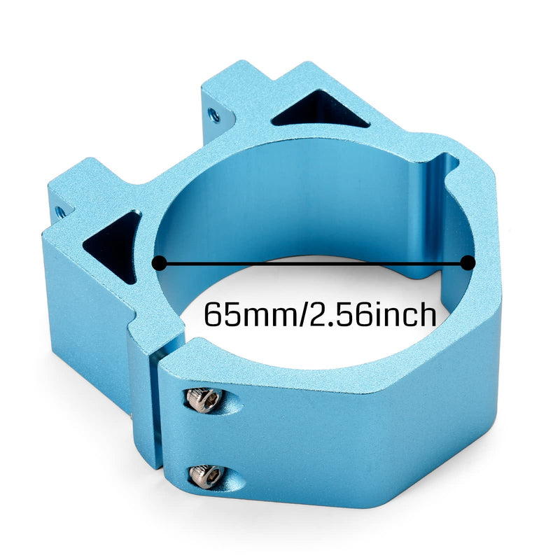 [Australia - AusPower] - 65mm Diameter Aluminum CNC Spindle Holder Spindle Mount for 3018-PRO, 4040 Series, 3020-PRO MAX V2, 3018-PROVer V2 CNC Machine 65mm 