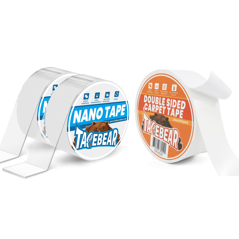 TAPEBEAR Heavy Duty Double Sided Tape, Mounting Tape