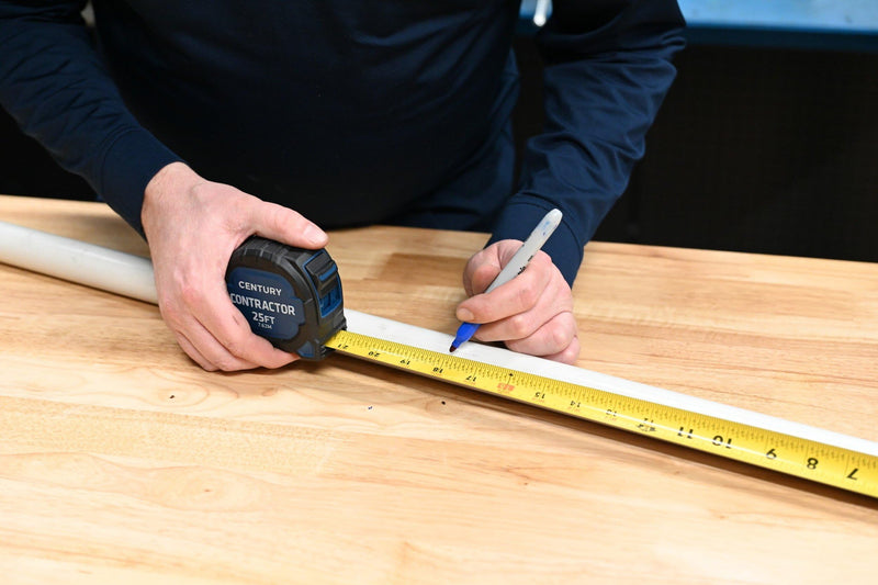 [Australia - AusPower] - Century Drill & Tool 72841 Contractor Fractional/Metric Tape Measure, 25 Foot 7.6 m 