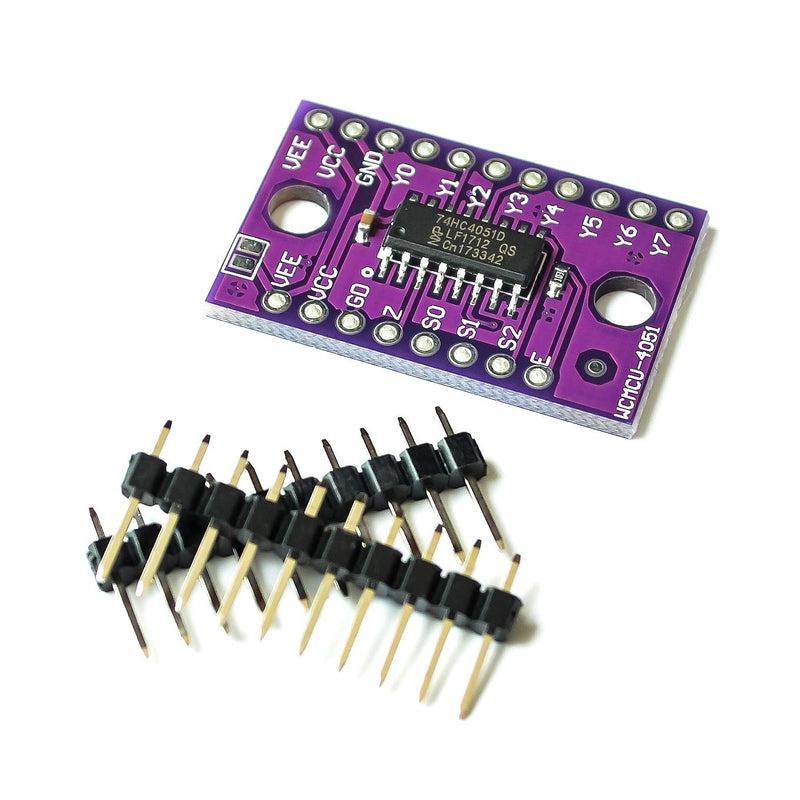 5PCS 74HC4051 8-Channel Mux-Analog Multiplexer Selector Module