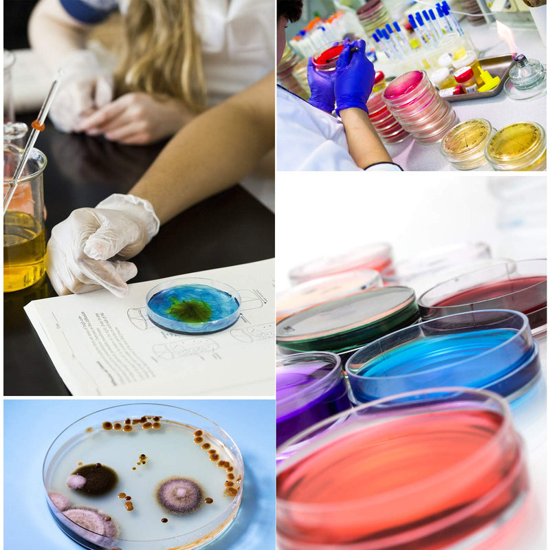 [Australia - AusPower] - 30 Pack Plastic Petri Dishes with Lids,90 x 15mm Bioresearch Sterile Petri Dish,Culture Dishes for School Science Projects,Seeding,Storage,Biological Themed Party 30pcs 90MM 
