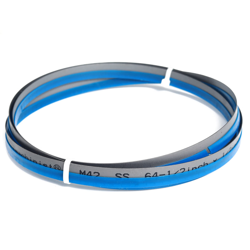 [Australia - AusPower] - S6412121418SS M42 64-1/2" Long, 1/2" Wide, 0.025" Thick, 14/18 TPI, Variable Teeth, Bi-Metal Bandsaw Blades for Cutting Stainless Steel, Hard Metal, SS 14/18TPI 