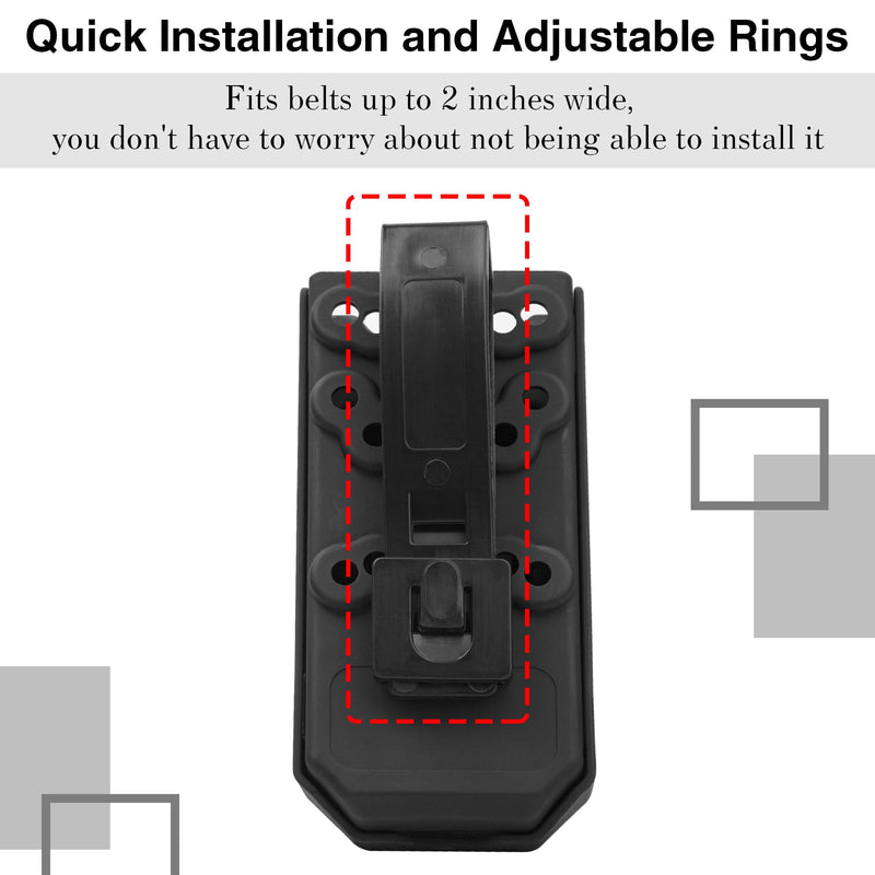 [Australia - AusPower] - Tourniquet Holder, Tourniquet Holster for CAT Tourniquet, One-Handed Molle Tourniquet Pouch Tourniquet with Tactical Belt Buckle Attachment 