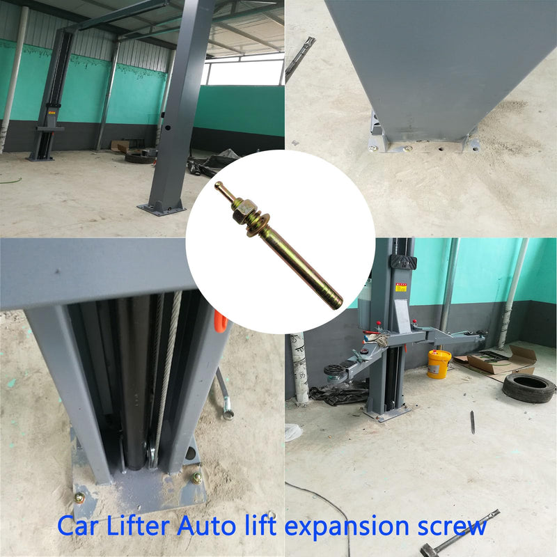 [Australia - AusPower] - Car Lift Expansion Screw Auto Lift Special Screw Car Lifter Parts Lift Machine Anchor Bolt Screws Concrete Anchor Bolts Lifts Bolts (1, 18 * 160mm) 18*160mm 1 